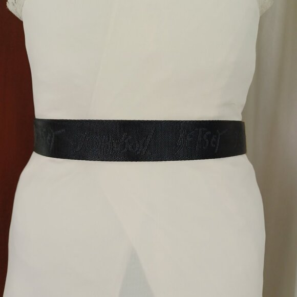 Vintage Betsey Johnson Purse Strap/Belt, Black Nylon Seatbelt Material, OSFM - Picture 4 of 6